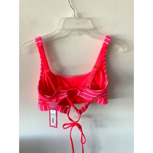 Xhilaration Target Textured Bikini Top Pink Size Small NEW - Picture 4 of 7